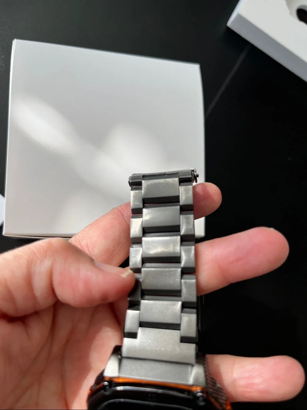 KOSPET TANK M3 Ultra Smartwatch Stainless Steel Body Black, USED.